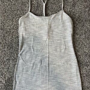 Lululemon Athletica Light Gray Tank Top